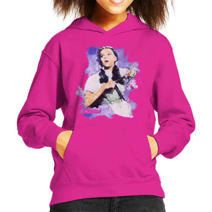 Sidney Maurer Original Portrait Of Judy Garland Wizard Of Oz Kid's Hooded Sweatshirt