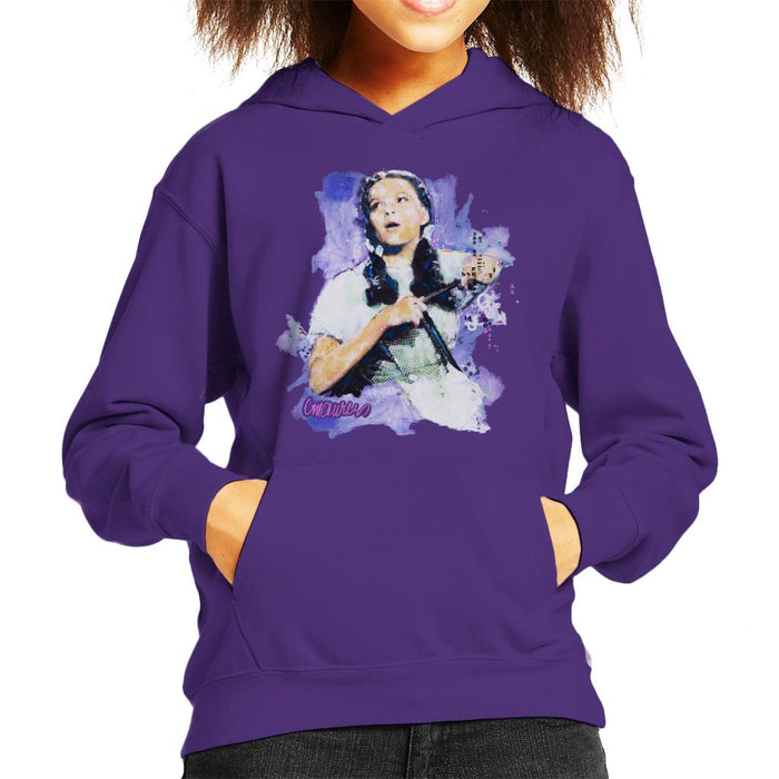 Sidney Maurer Original Portrait Of Judy Garland Wizard Of Oz Kid's Hooded Sweatshirt