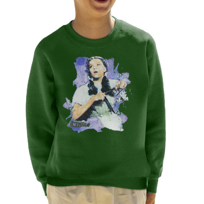 Sidney Maurer Original Portrait Of Judy Garland Wizard Of Oz Kid's Sweatshirt