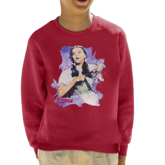 Sidney Maurer Original Portrait Of Judy Garland Wizard Of Oz Kid's Sweatshirt