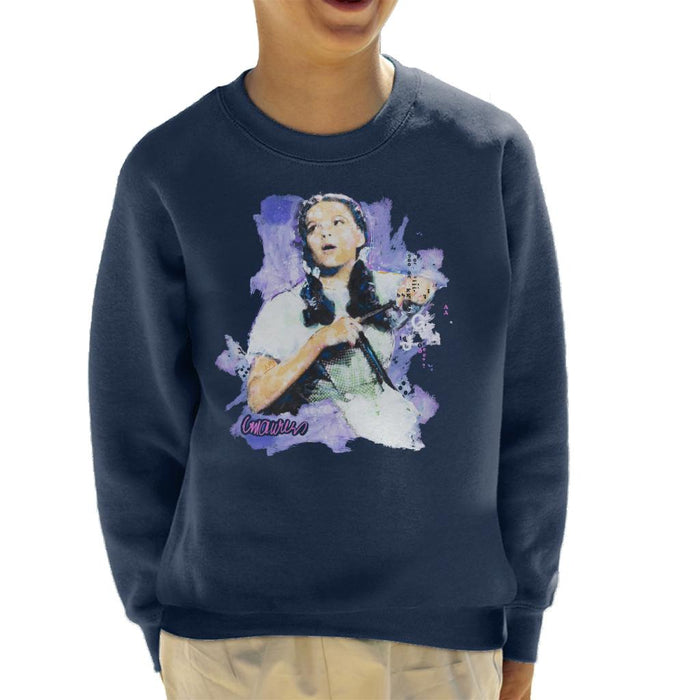 Sidney Maurer Original Portrait Of Judy Garland Wizard Of Oz Kid's Sweatshirt