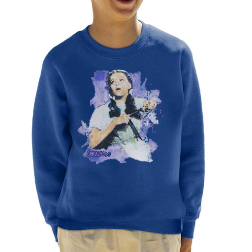 Sidney Maurer Original Portrait Of Judy Garland Wizard Of Oz Kid's Sweatshirt
