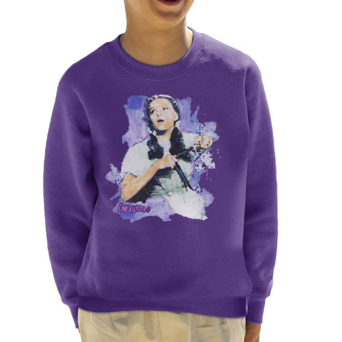 Sidney Maurer Original Portrait Of Judy Garland Wizard Of Oz Kid's Sweatshirt
