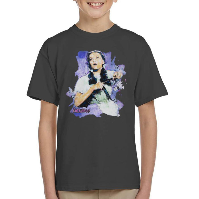 Sidney Maurer Original Portrait Of Judy Garland Wizard Of Oz Kid's T-Shirt