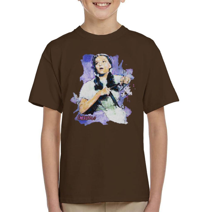 Sidney Maurer Original Portrait Of Judy Garland Wizard Of Oz Kid's T-Shirt