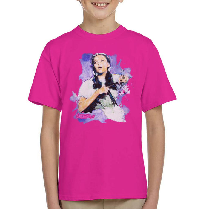 Sidney Maurer Original Portrait Of Judy Garland Wizard Of Oz Kid's T-Shirt