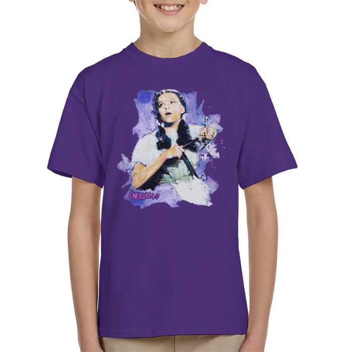 Sidney Maurer Original Portrait Of Judy Garland Wizard Of Oz Kid's T-Shirt