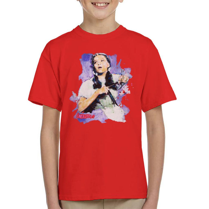 Sidney Maurer Original Portrait Of Judy Garland Wizard Of Oz Kid's T-Shirt