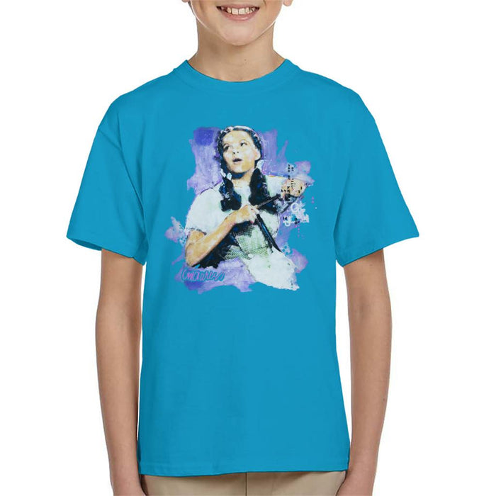 Sidney Maurer Original Portrait Of Judy Garland Wizard Of Oz Kid's T-Shirt