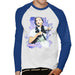 Sidney Maurer Original Portrait Of Judy Garland Wizard Of Oz Men's Baseball Long Sleeved T-Shirt