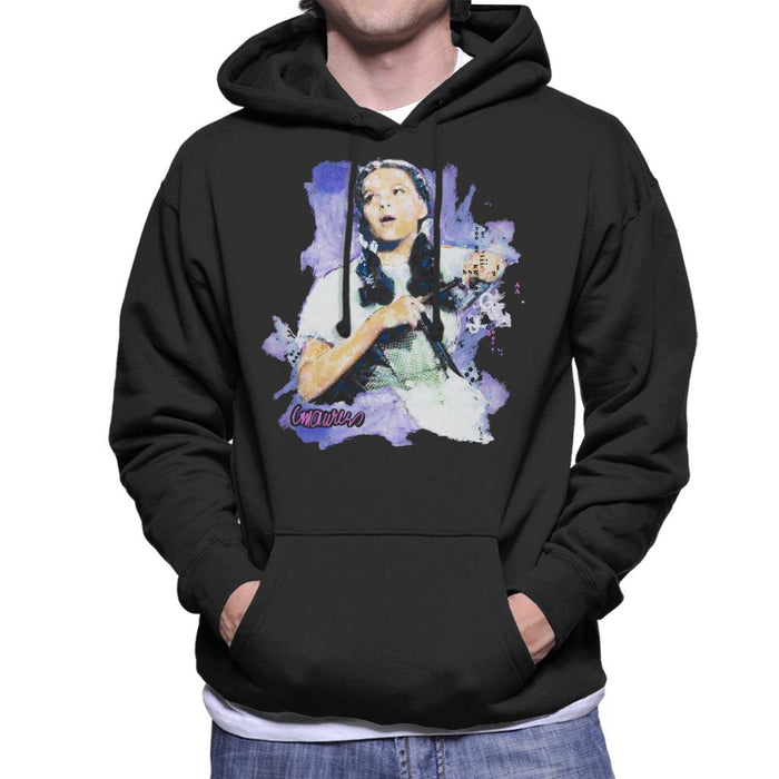 Sidney Maurer Original Portrait Of Judy Garland Wizard Of Oz Men's Hooded Sweatshirt