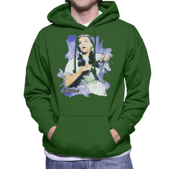 Sidney Maurer Original Portrait Of Judy Garland Wizard Of Oz Men's Hooded Sweatshirt