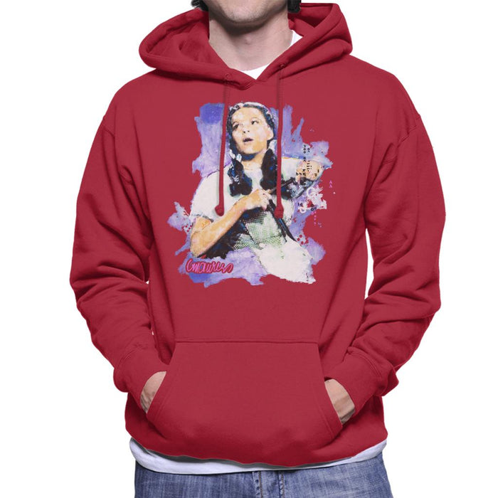 Sidney Maurer Original Portrait Of Judy Garland Wizard Of Oz Men's Hooded Sweatshirt