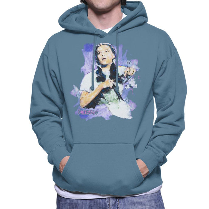 Sidney Maurer Original Portrait Of Judy Garland Wizard Of Oz Men's Hooded Sweatshirt