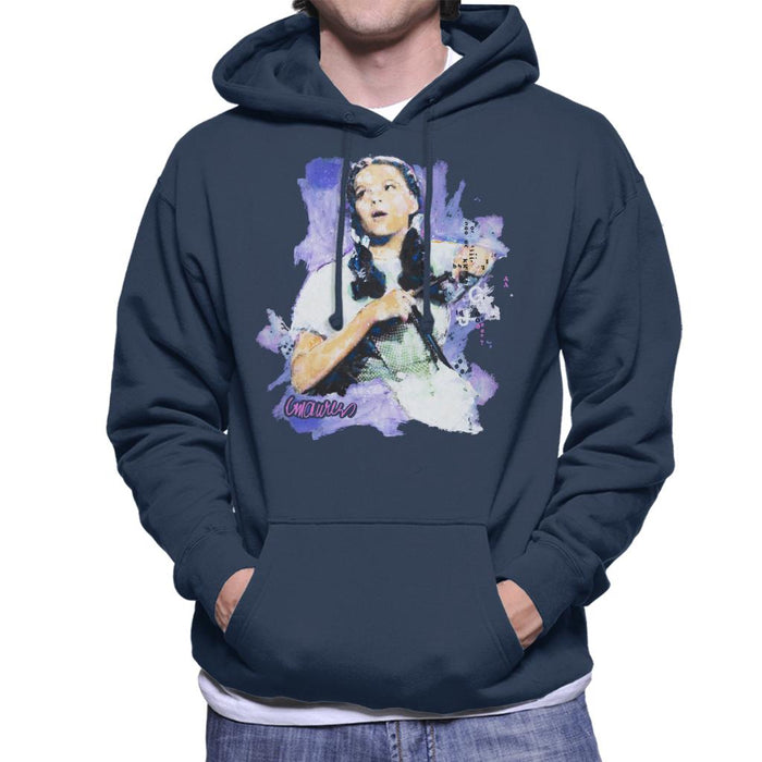 Sidney Maurer Original Portrait Of Judy Garland Wizard Of Oz Men's Hooded Sweatshirt