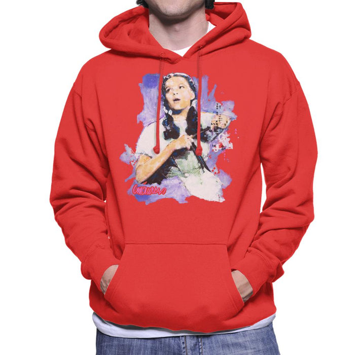 Sidney Maurer Original Portrait Of Judy Garland Wizard Of Oz Men's Hooded Sweatshirt