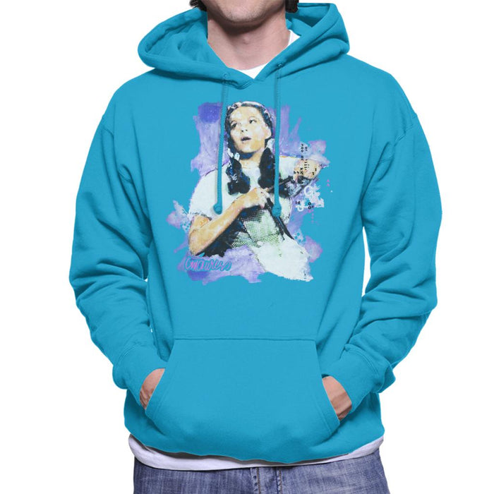 Sidney Maurer Original Portrait Of Judy Garland Wizard Of Oz Men's Hooded Sweatshirt
