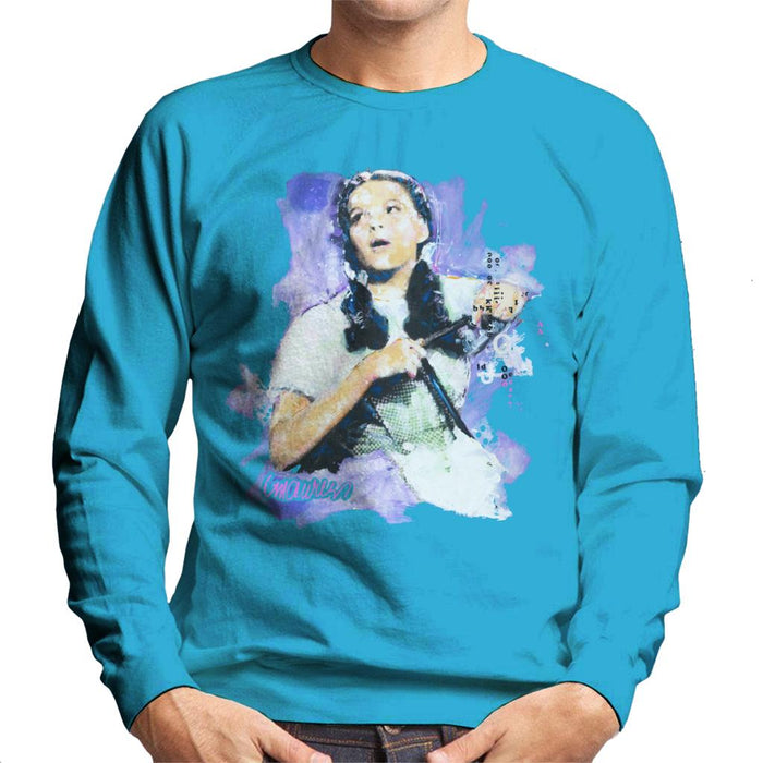 Sidney Maurer Original Portrait Of Judy Garland Wizard Of Oz Men's Sweatshirt