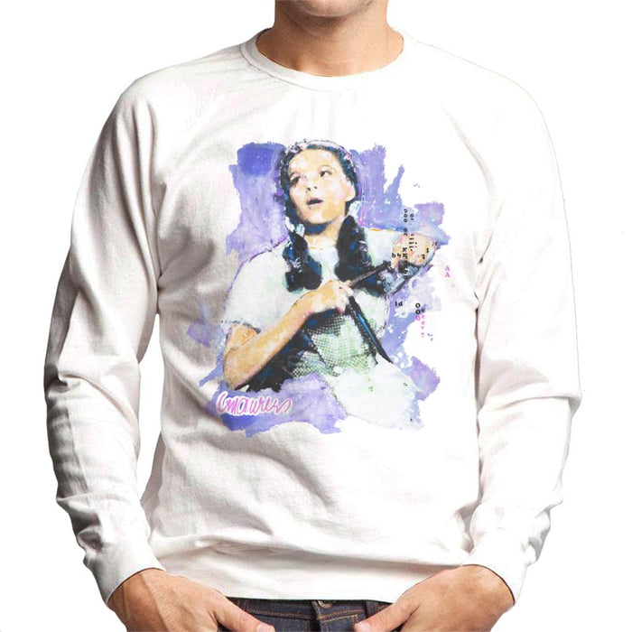 Sidney Maurer Original Portrait Of Judy Garland Wizard Of Oz Men's Sweatshirt