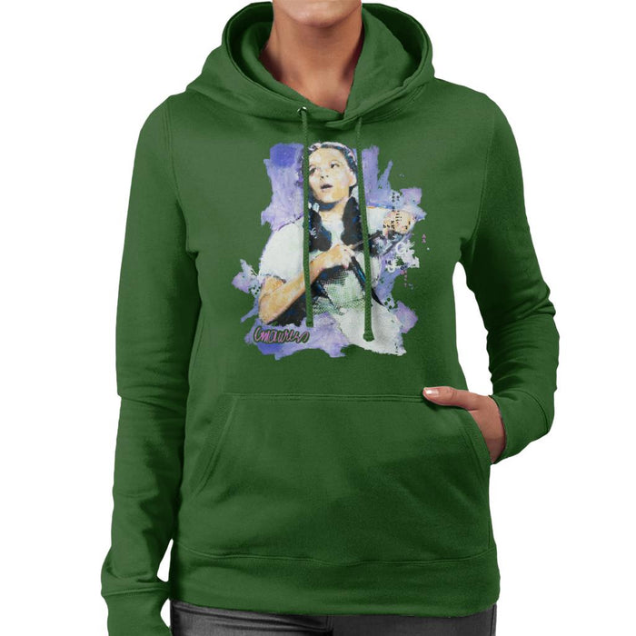 Sidney Maurer Original Portrait Of Judy Garland Wizard Of Oz Women's Hooded Sweatshirt