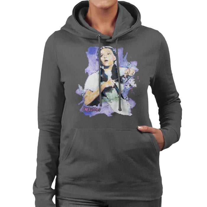 Sidney Maurer Original Portrait Of Judy Garland Wizard Of Oz Women's Hooded Sweatshirt