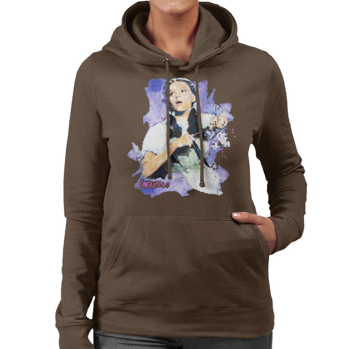 Sidney Maurer Original Portrait Of Judy Garland Wizard Of Oz Women's Hooded Sweatshirt