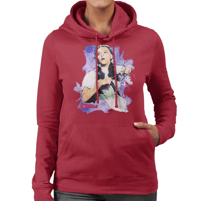 Sidney Maurer Original Portrait Of Judy Garland Wizard Of Oz Women's Hooded Sweatshirt