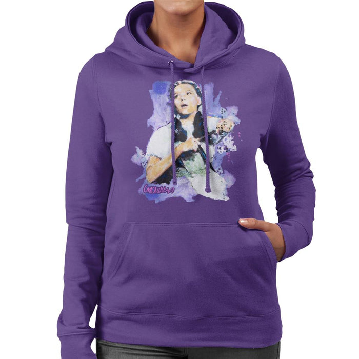 Sidney Maurer Original Portrait Of Judy Garland Wizard Of Oz Women's Hooded Sweatshirt
