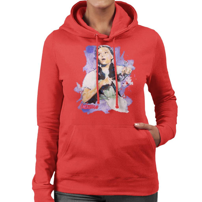 Sidney Maurer Original Portrait Of Judy Garland Wizard Of Oz Women's Hooded Sweatshirt