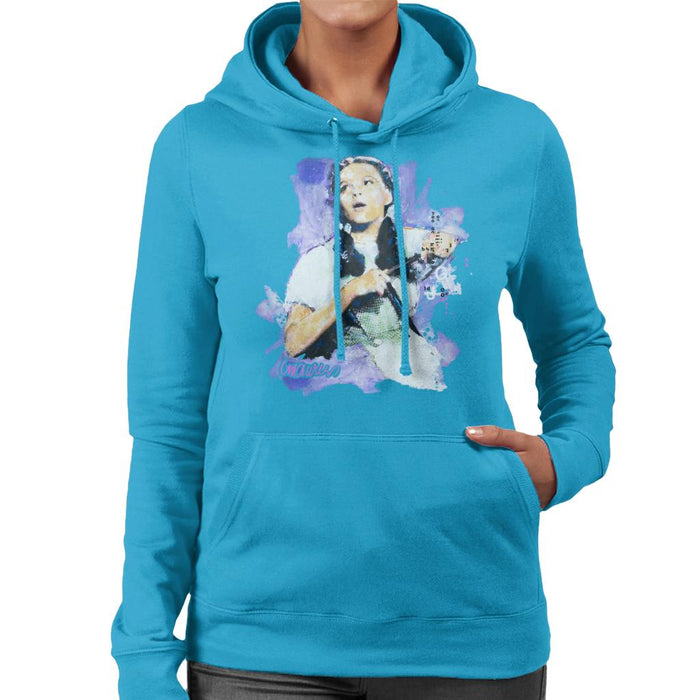 Sidney Maurer Original Portrait Of Judy Garland Wizard Of Oz Women's Hooded Sweatshirt