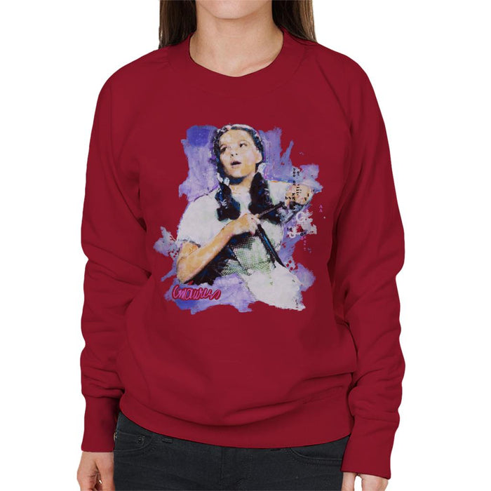 Sidney Maurer Original Portrait Of Judy Garland Wizard Of Oz Women's Sweatshirt