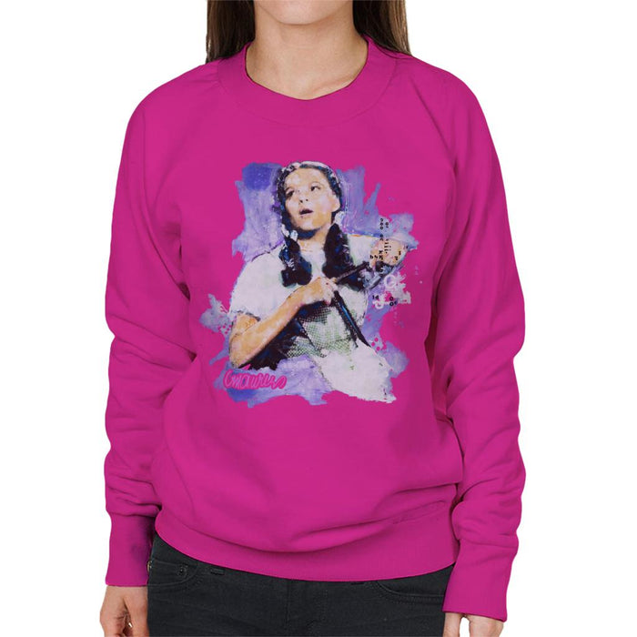 Sidney Maurer Original Portrait Of Judy Garland Wizard Of Oz Women's Sweatshirt