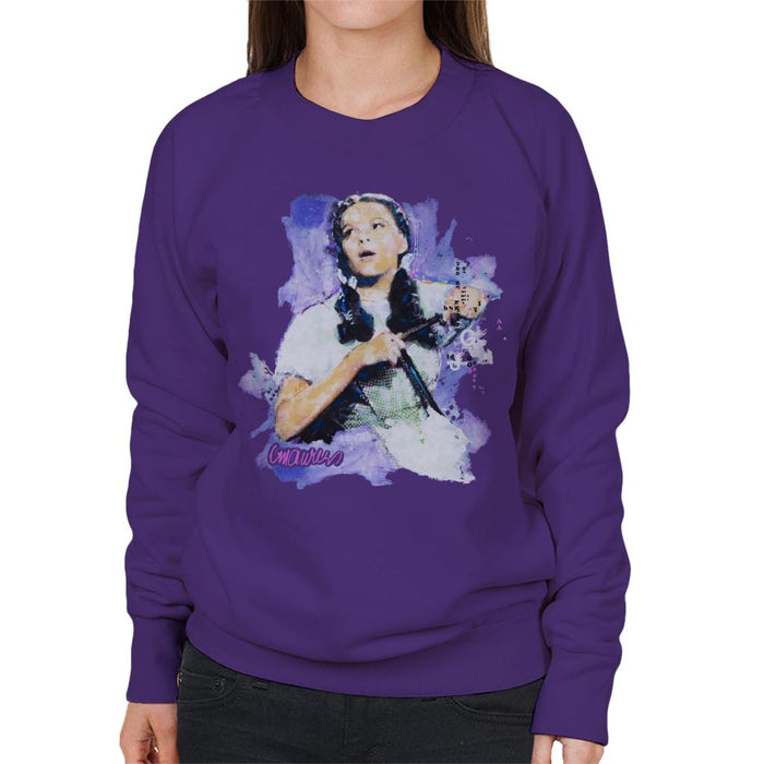 Sidney Maurer Original Portrait Of Judy Garland Wizard Of Oz Women's Sweatshirt