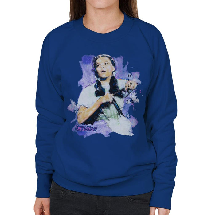 Sidney Maurer Original Portrait Of Judy Garland Wizard Of Oz Women's Sweatshirt