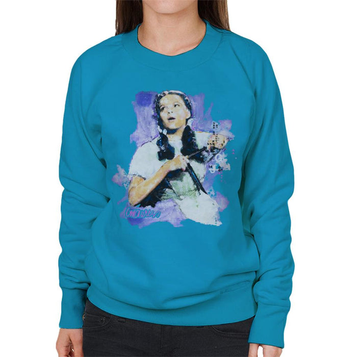 Sidney Maurer Original Portrait Of Judy Garland Wizard Of Oz Women's Sweatshirt