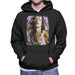 Sidney Maurer Original Portrait Of Kate Moss Pastel Men's Hooded Sweatshirt