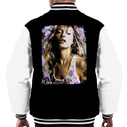 Sidney Maurer Original Portrait Of Kate Moss Pastel Men's Varsity Jacket
