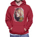 Sidney Maurer Original Portrait Of Kate Moss Army Jacket Men's Hooded Sweatshirt