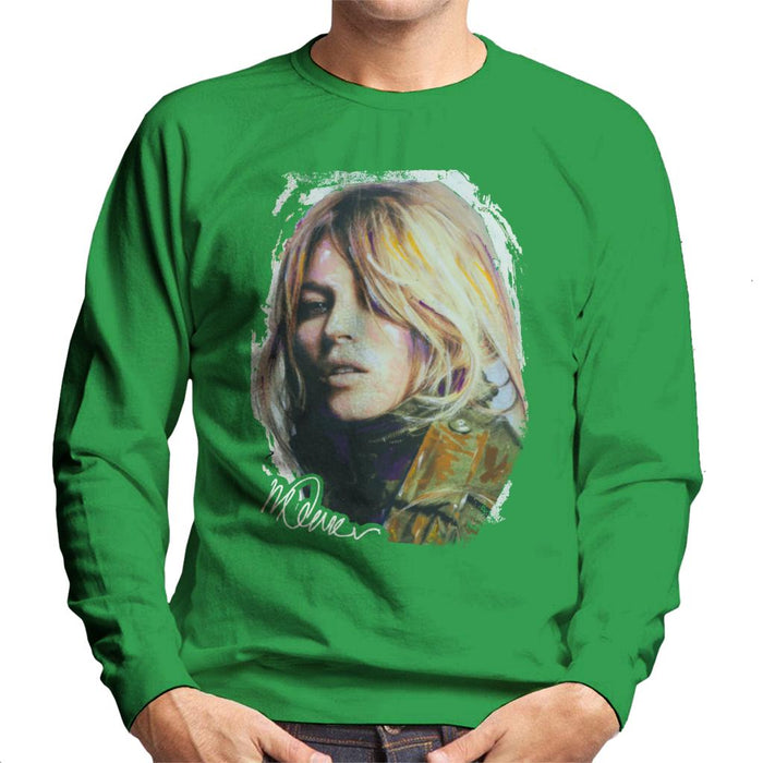 Sidney Maurer Original Portrait Of Kate Moss Army Jacket Men's Sweatshirt