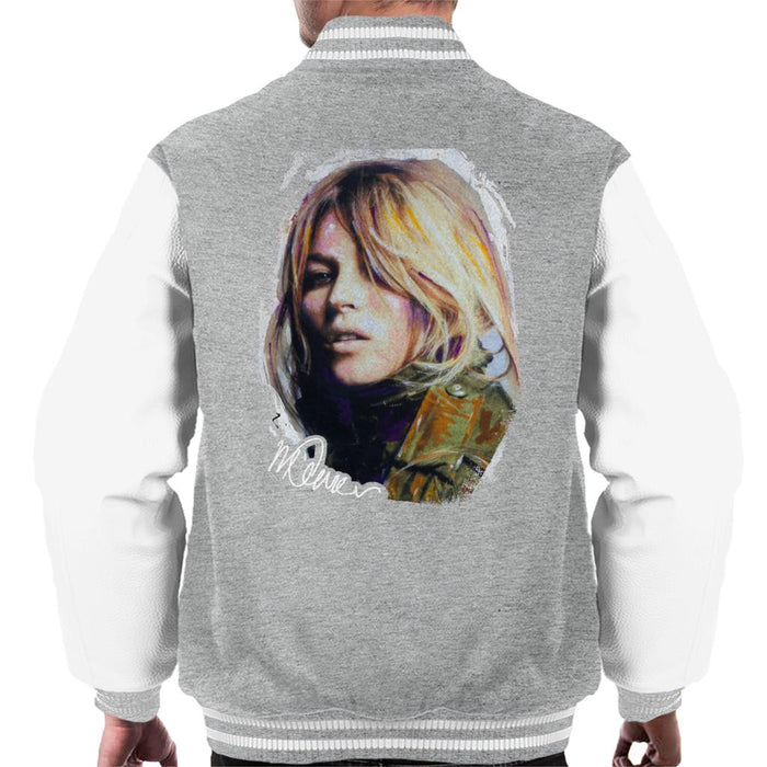 Sidney Maurer Original Portrait Of Kate Moss Army Jacket Men's Varsity Jacket