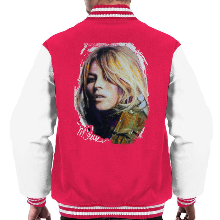 Sidney Maurer Original Portrait Of Kate Moss Army Jacket Men's Varsity Jacket