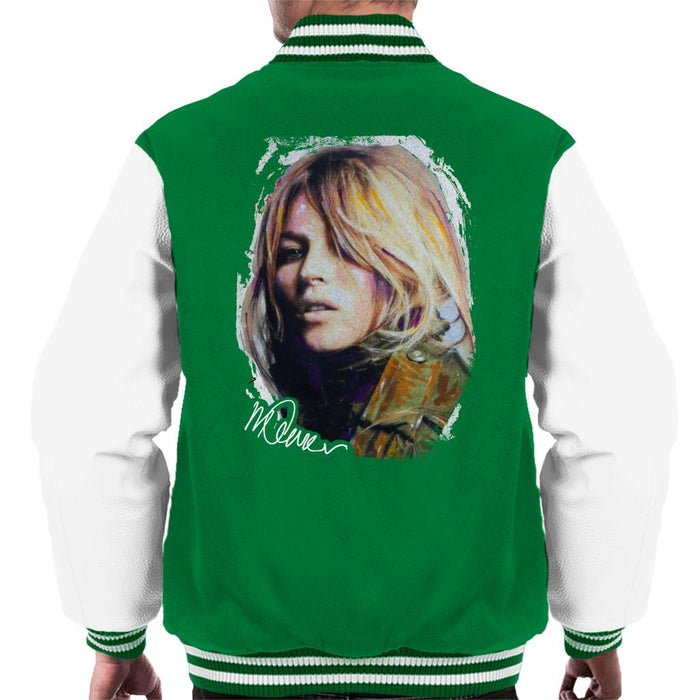 Sidney Maurer Original Portrait Of Kate Moss Army Jacket Men's Varsity Jacket