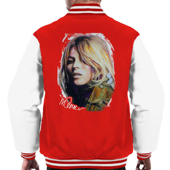 Sidney Maurer Original Portrait Of Kate Moss Army Jacket Men's Varsity Jacket