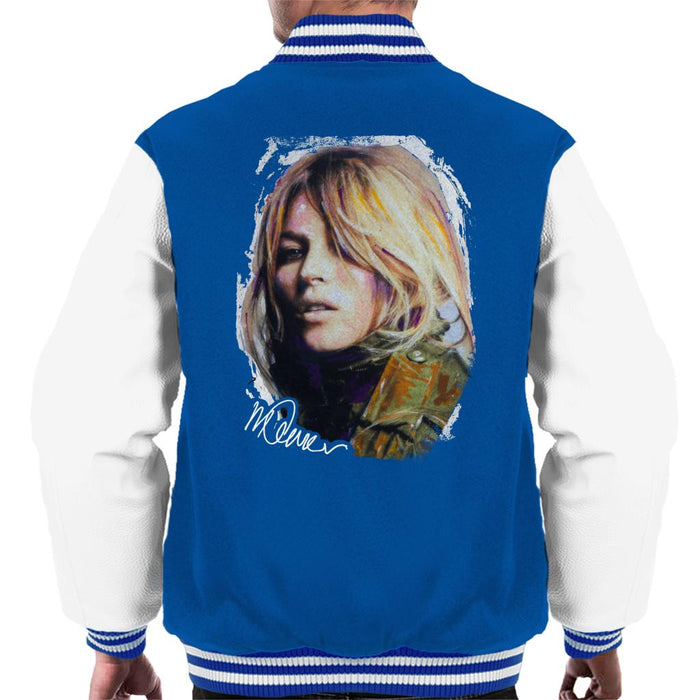 Sidney Maurer Original Portrait Of Kate Moss Army Jacket Men's Varsity Jacket