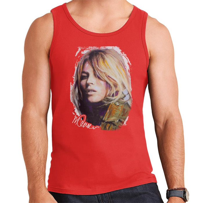 Sidney Maurer Original Portrait Of Kate Moss Army Jacket Men's Vest