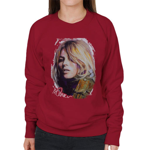 Sidney Maurer Original Portrait Of Kate Moss Army Jacket Women's Sweatshirt