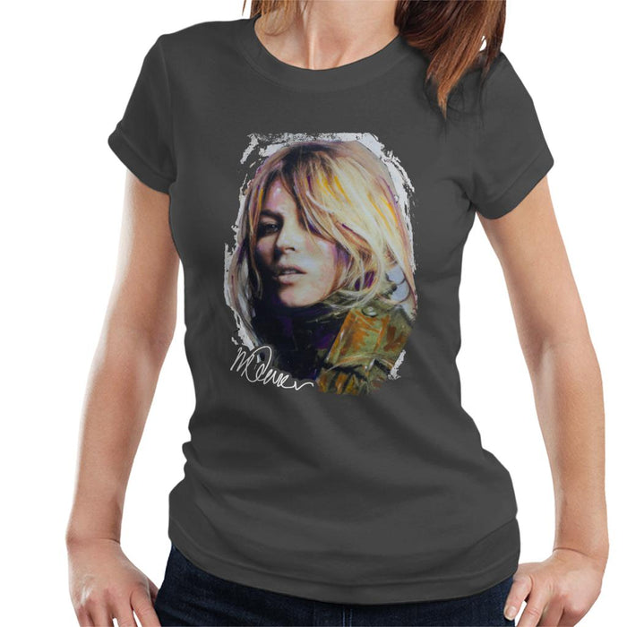 Sidney Maurer Original Portrait Of Kate Moss Army Jacket Women's T-Shirt