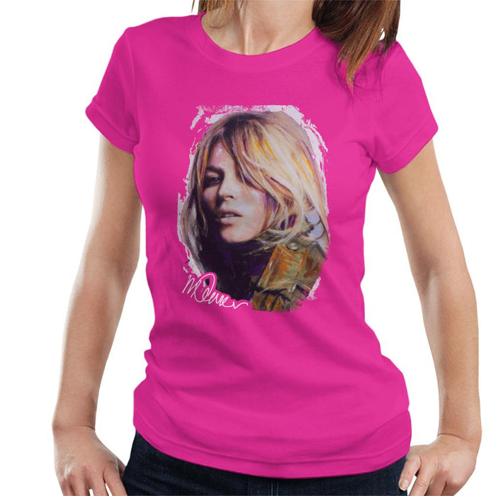 Sidney Maurer Original Portrait Of Kate Moss Army Jacket Women's T-Shirt