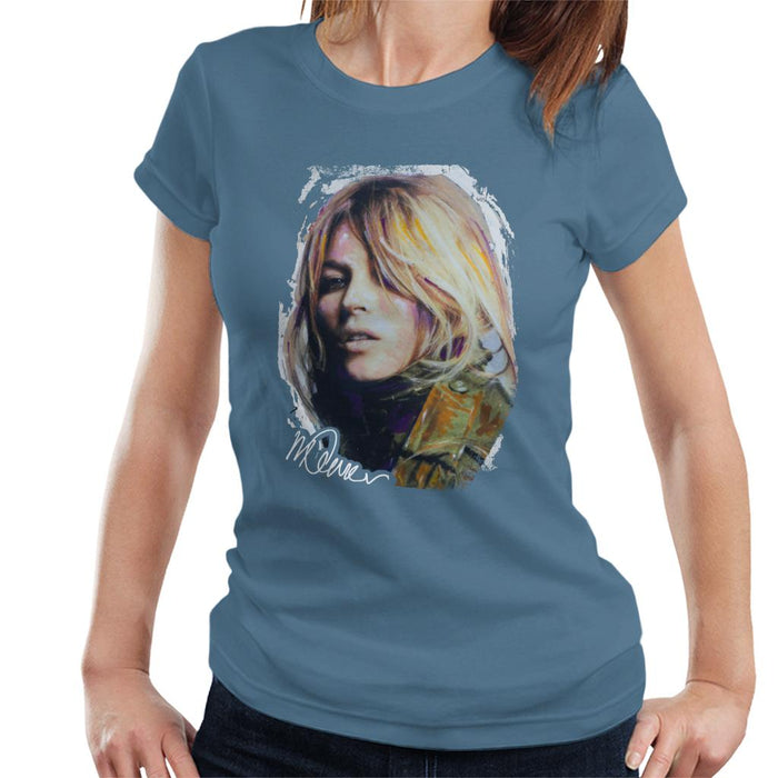 Sidney Maurer Original Portrait Of Kate Moss Army Jacket Women's T-Shirt