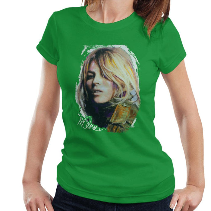 Sidney Maurer Original Portrait Of Kate Moss Army Jacket Women's T-Shirt